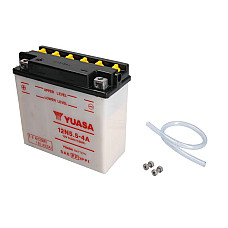 Acumulator Pornire Battery Acid/Starting YUASA 12V 58Ah 60A L+ Maintenance 135x60x130mm Dry charged without acid required quantity of electrolyte 04l 12N5.5-4A KAWASAKI H2A H2B H2C 125/400/750 1973-2017 YUASA 12N5.5-4A YUASA