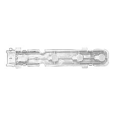 Suport, lumina spate Priza bec Spate Dreapta/Stanga FORD TRANSIT 2.0D/2.3/2.4D 01.00-05.06 OE FORD 1102440