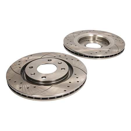 Disc frana de performanta High-efficiency brake disc 2pcs SPEEDMAX Ventilated Cut-Drilled front  L/R outer diameter 266 mm thickness 205 mm CITROEN BERLINGO BERLINGO/MINIVAN BX 1.1-Electric 10.82- SPEEDMAX 5201-01-0475PTUOTUV