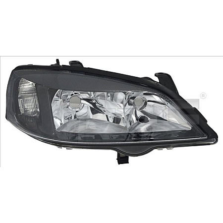 Far Lampa frontala Dreapta H7/HB3 electric fara motoras culoare insert: negru OPEL ASTRA G ASTRA G CLASSIC ASTRA G/KOMBI TYC TYC 20-5487-18-2