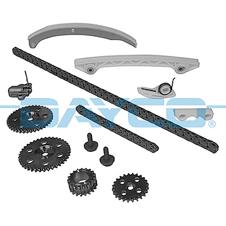 Chit lant de distributie Timing set chain + sprocket VOLVO C30 S40 II V70 III FORD C-MAX FIESTA V FOCUS C-MAX FOCUS II GALAXY II MONDEO III MONDEO IV S-MAX 1.8-2.3 10.00-06.15 DAYCO DAYKTC1106