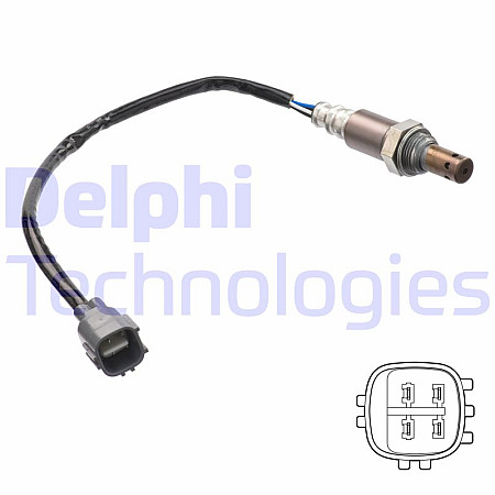 Sonda lambda 349mm TOYOTA YARIS 1.3 08.05-11.10 DELPHI ES21346-12B1