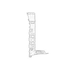 Suport, bara protectie Bumper mount rear R slide VW TRANSPORTER T6 TRANSPORTER T6 / CARAVELLE T6 2.0/2.0D/Electric 04.15- OE VW 7E0 807 394C