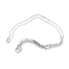 Furtun incalzire Sistem de racire furtun cauciuc FORD TRANSIT CUSTOM V362 TRANSIT V363 2.0D/2.0DH 12.15- OE FORD 2545553