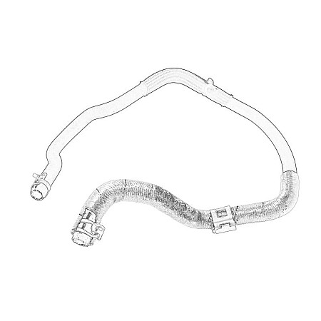 Furtun incalzire Sistem de racire furtun cauciuc FORD TRANSIT CUSTOM V362 TRANSIT V363 2.0D/2.0DH 12.15- OE FORD 2545553