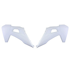 Kituri de plastic Radiator covers colour White HUSQVARNA FC FE TC TE 125-450 2019-2023 CEMOTO 8422900007 CEM