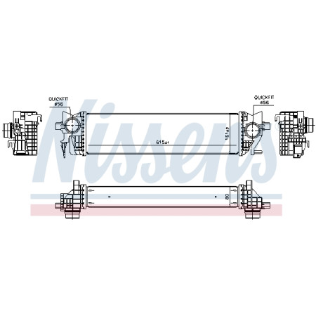 Admisie racitor de aer Supply air cooler VOLVO S60 III S90 II V60 I V60 II V90 II XC60 II XC90 II 2.0/2.0D/2.0H 09.14- NISSENS NIS 96133