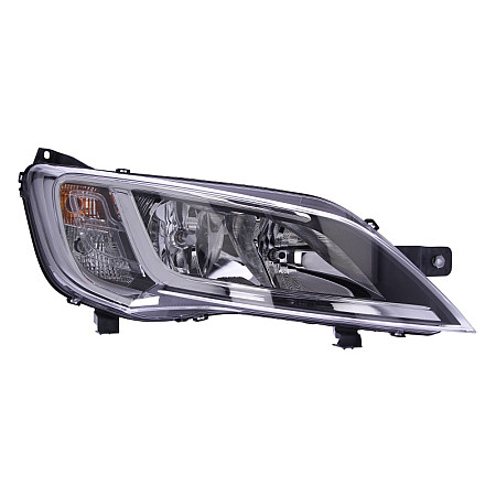 Far Lampa frontala Dreapta H7 W21 WY21W fara motoras halogen culoare insert gri potriveste CITROEN JUMPER FIAT DUCATO MAGNETI MARELLI 712481001129