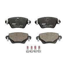 Set placute de frana Spate cu suruburi de ghidare a etrierului de frana FORD MONDEO III JAGUAR S-TYPE II XJ X-TYPE I 1.8-4.2 10.00-12.09 FERODO FDB1416