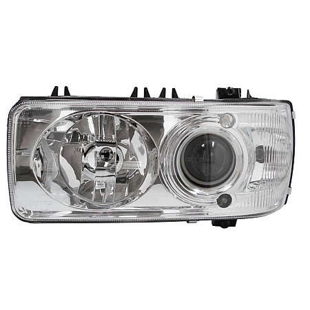 Far Lampa frontala Stanga D2S/H1/PY21W/W5W electric cu motor culoare insert: cromat culoare semnalizator: alb DAF CF 65 CF 75 CF 85 XF 105 XF 95 01.01- TRUCKLIGHT HL-DA005L