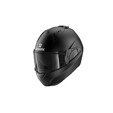 Cati de maxilar Casca Casca basculanta SHARK EVO ES BLANK culoare matt/negru marime L SHARK HE9802E-KMA-L