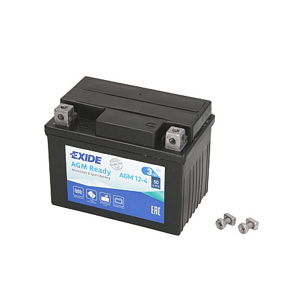 Acumulator Pornire SLA12-4 Exide Gel Baterie 12 V 3 Ah 113x70x85 50A EXIDE YTX4L-BS EXIDE READY