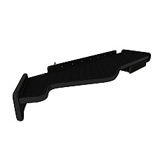 Raft interior cabina ofer Raftul cabinei cabina larga SPAtIU ACTIV lung Panou LED lumina alba sertar suplimentar sub blatul mesei lung culoare: negru serie: ELEGANCE IVECO F-CORE F-CORE FT23 BLACK