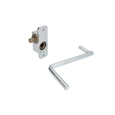 Element de tensionare a prelatei Mecanism intindere Dreapta cu manivela i suporturi hexagonale WIELTON CARGOPARTS CARGO-N002P