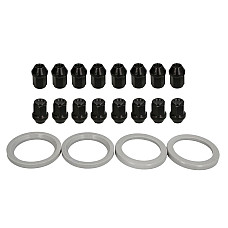 Trusa de montare a jantei de aliaj Fitting kit M 72x541 BLACK N M12x15 K19 CLOSED 1 kit / 4 wheels - B/N qty 16 MAK MAK 8000000201