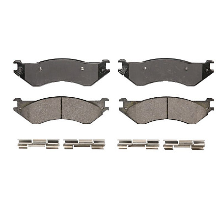 Set placute de frana Fata EN no ECE R90 certification DODGE DURANGO RAM 1500 RAM 2500 FORD USA EXPEDITION F-150 F-250 LINCOLN NAVIGATOR 3.7-7.3D 09.94-12.10 USA BCD1077AT