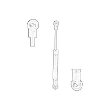 Amortizor portbagaj Gas spring drivers cab VOLVO FH OE VOLVO VO82440742