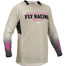 Camasa off-road T-shirt off road FLY RACING EVOLUTION DST colour beige/neagra/pink size L FLY FLY 376-123L