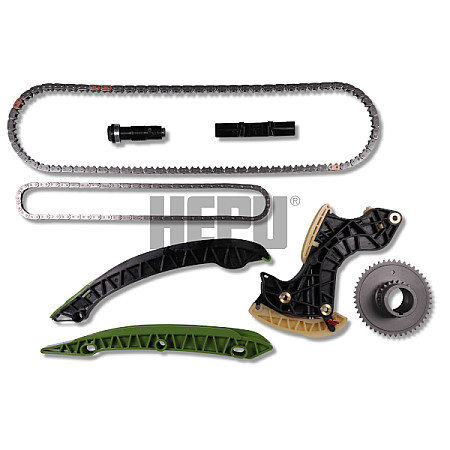 Chit lant de distributie Timing set chain + sprocket MERCEDES C C204 C T-MODEL S204 C W204 E A207 E C207 E T-MODEL S212 E W212 SLK R172 1.8 01.07- HEPU HEP21-0326