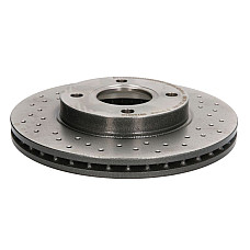 Disc frana Brake disc BREMBO Xtra 1pcs Drilled front  L/R outer diameter 258 mm thickness 22 mm FORD FIESTA IV FIESTA V FIESTA/HATCHBACK FIESTA/MINIVAN FOCUS I 1.0-2.0 08.95-12.12 BREMBO 09.7806.1X