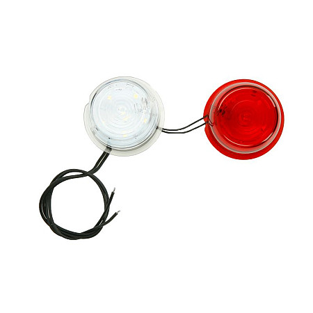 Ansamblu lumini, bec parcare/pozitie Clearance light elements insert 12/24V for lamps W74.1 and W74.2 red red/white lampshade white WAS 545BC/II W74.1/2