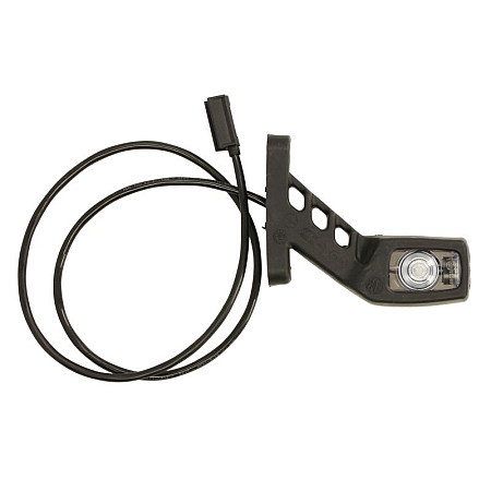 Lampa gabarit Outline marker lights L orange/red/white LED surface hose length 1000 on medium-long arm 12/24V with clip for flat wire connector: CLICK-IN/JAEGER IP66 WAS 241LJ W49 1M