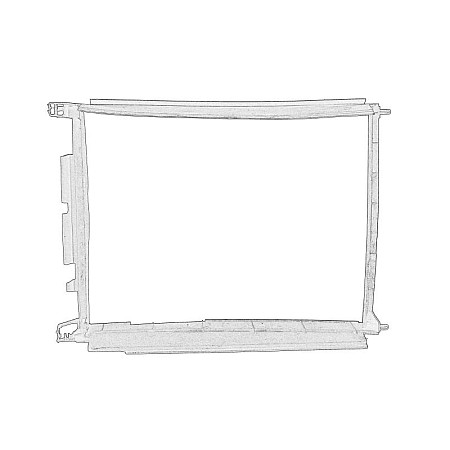 Deflector de aer, radiator ulei Air flow control module DACIA LOGAN II SANDERO II 10.12- OE RENAULT 21 55 962 07R