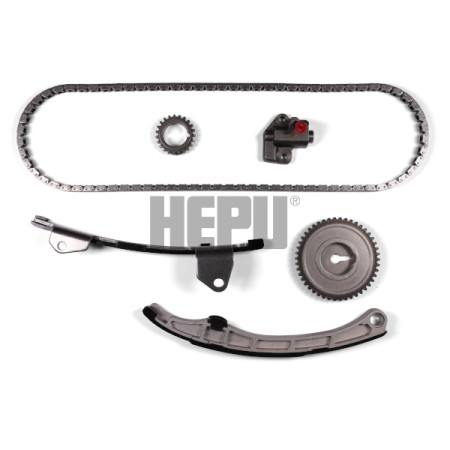 Chit lant de distributie Timing set chain + sprocket MAZDA 2 3 1.3-1.6D 10.03-06.15 HEPU HEP21-0453