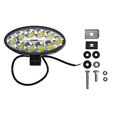 Lumina de lucru Lampa de lucru LED 12/24V 35W 4000lm numar elemente LED: 10 lungime: 176mm inaltime: 87mm adancime: 86mm cu sirma de 05 m lumina focalizata WESEM CRV1N.53601.00