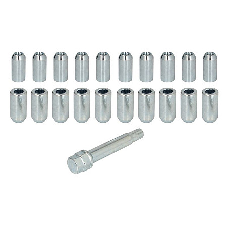 Trusa de montare a jantei de aliaj Fitting kit NUT-KIT N STAR M14x15 LONG + STAR TOOL LONG K19/21 1 kit / 4 wheels - B/N qty 24 MAK MAK 8050000400