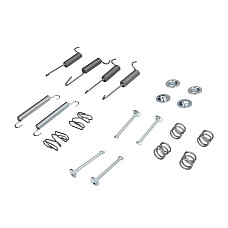 Set accesorii, saboti frana parcare Set de montaj pantofi de frana KIA CARNIVAL III MAZDA CX-5 2.0-2.9D 04.06- QUICK BRAKE QB105-0047