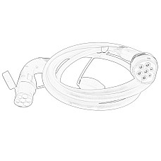 Cablu de incarcare, vehicul electric EV charging cable straight OE BMW phases quantity: 3 plug type: 2 5m 22kW 32A 6mm blue IVECO DAILY V DAILY VI MAN TGE MERCEDES A V177 A W169 A W177 1ET25-ZKXZK01 01.96- OE BMW 61 44 5 A0B 432