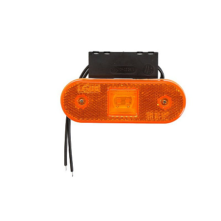 Lampa gabarit WS lampa de pozitie cu LED-uri portocaliu cu balama 12V/24V WAS 229Z W47