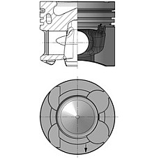 Piston 8951 0.5000 NISSAN BASSARA CABSTAR MURANO II NAVARA NP300 NP300 NAVARA PATHFINDER III PICK UP SERENA 2.5D NISSAN SANI, Crossover, 06.1992 - Kolbenschmidt 40363620