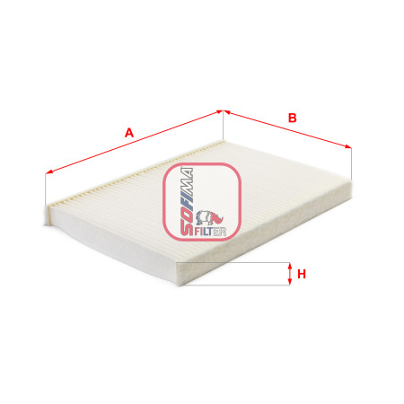 Filtru, aer habitaclu Filtru habitaclu ALFA ROMEO GIULIA STELVIO 2.0/2.2D/2.9 10.15- SOFIMA S3391C