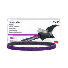Hartie abraziva Cubitron II grup 10mm x 330mm 10buc gradatie P36 violet EN for belt grinder 3M 3M33437