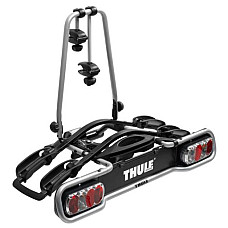 Suport bicicleta, Suport ambreiaj Tow bar bike carrier / Bike holders EURORIDE type: platform Red/Silver bike mounting: for wheels and frame no. of bicycles: 2 13-pin THULE THU 940