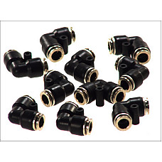 Cap de cuplare Montare TEKALAN Brida U 8mm/8mm plastic cantitate: 10buc PNEUMATICS PNE5-08