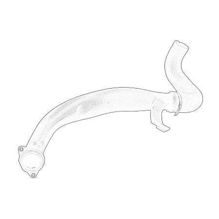 Furtun, alimentare aer Furtun intercooler de la intercooler la galeria de admisie FIAT DUCATO 2.0D 06.11- OE FIAT 1366926080