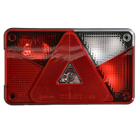 Stop spate Rear lamp R MULTIPOINT V P21/5W/P21W/PY21W/R10W 12V with indicator with fog light reversing light with stop light parking light triangular reflector grommet ASPOCK A24-8700-157