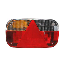 Stop spate Rear lamp L 12V with indicator with fog light with stop light parking light triangular reflector side clearance connector: Bayonet 5PIN ASPOCK A24-8000-007