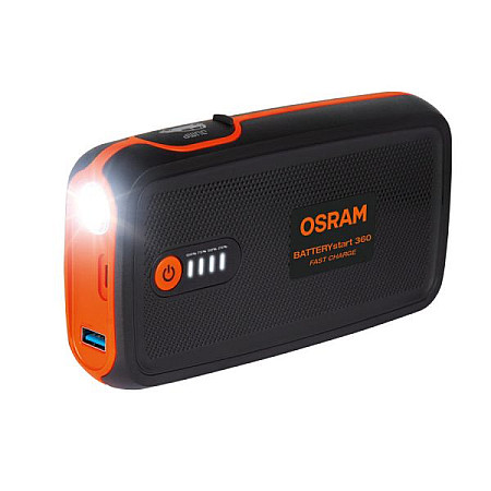 &quot;Roboti de pornire &quot;&quot;BOOSTER&quot;&quot; Booster model: OBSL260 battery type: LiCoO2 voltage: 12V starting current: 200A max. cranking ampere: 1000A with lighting of the area behind the car&quot; OSRAM OSROBSL260