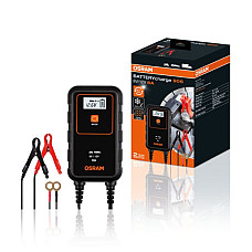 Aparat de incarcat bateria de acumulatori Battery charger charging voltage: 6/12 V OSRAM charging current: 6A power supply: 230V battery type: AGM/Li-Ion/VRLA with lighting of the area behind the car OSRAM OSR OEBCS906