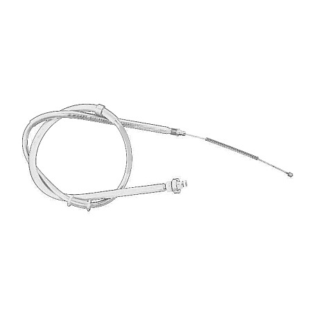 Cablu, frana de parcare Handbrake cable rear R 1535mm/1258mm LANCIA YPSILON 0.9-1.3D 05.11- OE FIAT 51900232
