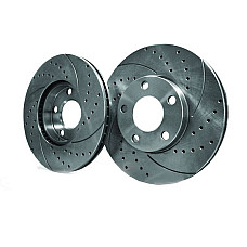 Disc frana de performanta High-efficiency brake disc Ventilated Cut-Drilled front  L/R outer diameter 276 mm thickness 22 mm 2pcs MERCEDES SPRINTER 2-T B901 B902 2.1D-Electric 01.95-12.13 SPEEDMAX 5201-01-0800PTUOTUV