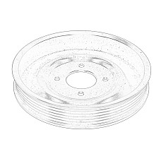 Fulie, pompa apa Fulie pompa apa - Mercedes OM PB Sprinter 603.912/913/960/963 OE MERCEDES 603 205 02 10