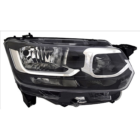 Far Headlamp R H1/H7/W21/5W with motor  CITROEN BERLINGO III 03.18- TYC TYC 20-17841-05-2