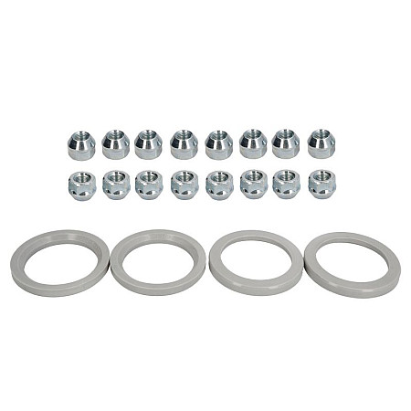 Trusa de montare a jantei de aliaj Fitting kit M 72x541 N M12x125 K19 OPEN 1 kit / 4 wheels - B/N qty 16 MAK MAK 8000000730