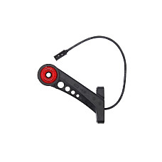 Lampa gabarit Outline marker lights L red/white LED 12/24V with clip for flat wire connector: CLICK-IN/JAEGER WAS 628BCLJ W77.3