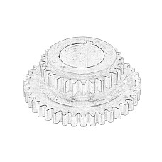 Chit lant de distributie Crankshaft gear CHRYSLER SEBRING DODGE AVENGER CALIBER JOURNEY FIAT FREEMONT JEEP COMPASS PATRIOT 2.0/2.4 06.06- CHRYSLER 04884587AB